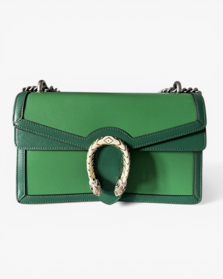 Gucci Dionysus Small Shoulder Bag Leather with Tiger Head Closure