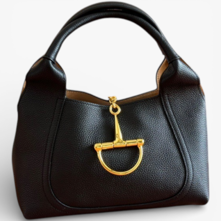 Gucci Softbit Medium Top Handle Bag Black