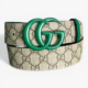 Gucci GG Marmont Thin Belt GG Supreme Canvas with Tonal Double G Buckle