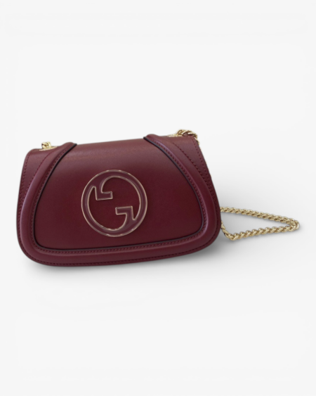 Gucci Blondie Mini Shoulder Bag Maroon