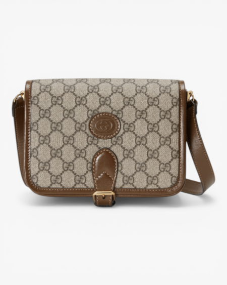 Gucci Mini Shoulder Bag with Interlocking G Monogram Canvas