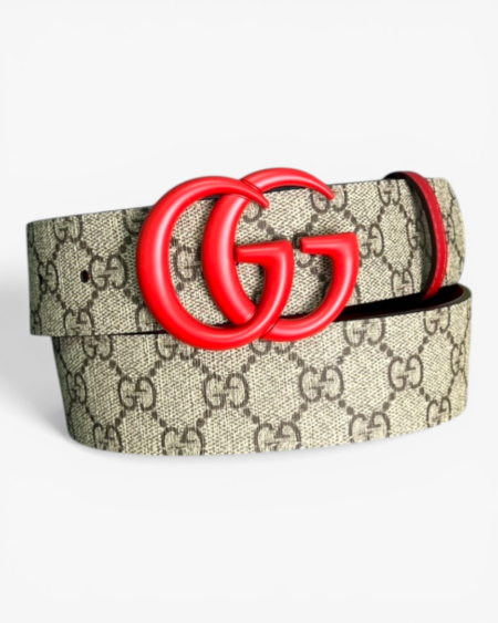 Gucci GG Marmont Thin Belt GG Supreme Canvas with Monogram Hardware