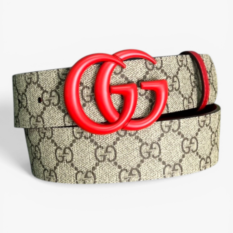 Gucci GG Marmont Thin Belt GG Supreme Canvas with Monogram Hardware